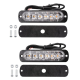 Set 2 x Lumini de Avertizare 6 LED pentru platforma ATV Tractor Jeep Off Road Set 2 x Lumini de Avertizare 6 LED pentru platforma ATV Tractor Jeep Off Road