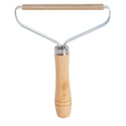 Set 2 x Perie pentru scame si parul de animale, maner de lemn