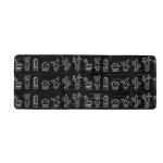 Set 2 x Protectie aragaz pentru gatit antistropire model Cactus Negru