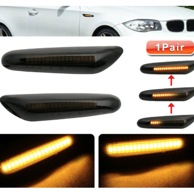Set 2 x Semnalizare Dinamica Secventiala aripa LED BMW