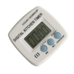 Set 2 x Timer digital bucatarie cu afisaj mare ALB HX101