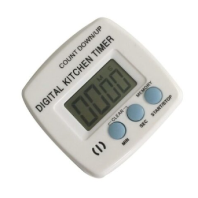 Set 2 x Timer digital bucatarie cu afisaj mare ALB HX101