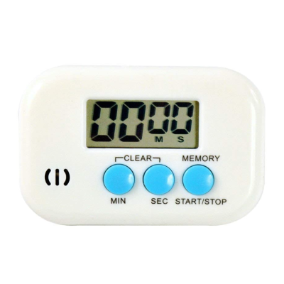 Set 2 x Timer digital bucatarie cu afisaj mare ALB HX101