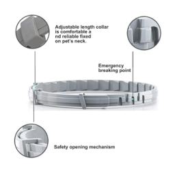 Set 2 x Zgarda CAINI anti purici si capuse 62 cm / 60 grame Antiparazitara
