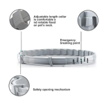 Set 2 x Zgarda PISICI anti purici si capuse 38 cm / 30 grame Antiparazitara