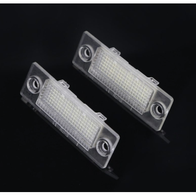 Set 2X Lampi numar LED pentru VW Touran Caddy Golf Plus Passat Transporter Skoda Superb