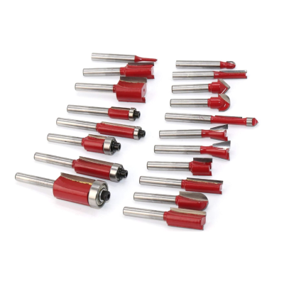 Set 35 Freze pentru lemn geanta aluminiu diametru 6 mm