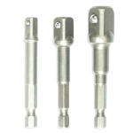 Set 3 adaptoare hex-chei tubulare 1/2 1/4 3/8