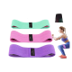 Set 3 benzi elastice fitness 3 niveluri de rezistenta pentru coapse fese si picioare