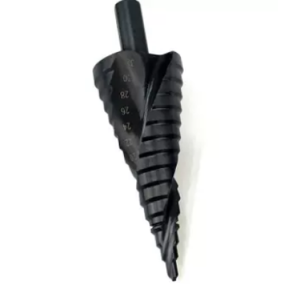 Set 3 Burghie In Trepte Spiralate HSS 4-32 Freze NEGRE