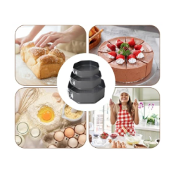 Set 3 forme pentru torturi sau prajituri model octogonal