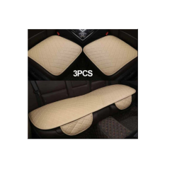 Set 3 huse scaun auto pentru sezut Bej