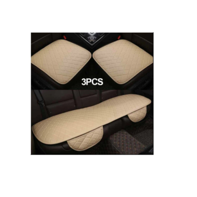 Set 3 huse scaun auto pentru sezut Bej