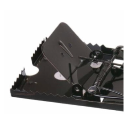 Set 3 Mini capcane soareci din metal 17 x 10 cm