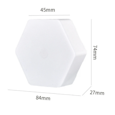 Set 3 spoturi hexagonale LED cu telecomanda