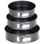 Set 3 tavi de tort cu dimensiuni diferite si fund detasabil 18-20-22