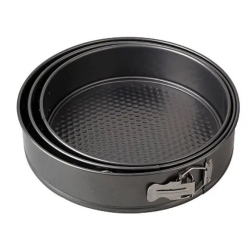 Set 3 tavi de tort cu dimensiuni diferite si fund detasabil 18-20-22