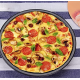 Set 3 tavi rotunde pentru pizza din teflon