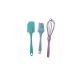 Set 3 ustensile de bucatarie pensula paleta  tel silicon