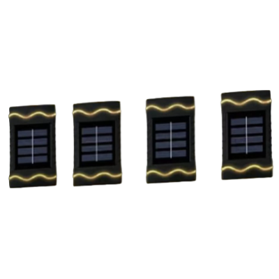 Set 4 lampi solare decorative de perete 4Led