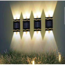 Set 4 lampi solare decorative de perete 4Led