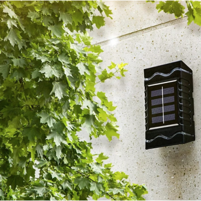 Set 4 lampi solare decorative de perete 4Led