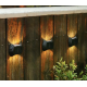 Set 4 lampi solare exterioare pentru perete iluminare sus/jos 8 LED