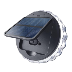 Set 4 lampi solare LED pentru gard model SOARE cu senzor lumina