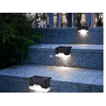 Set 4 Lampi Solare pentru Gard si Stalp cu Senzor de Miscare