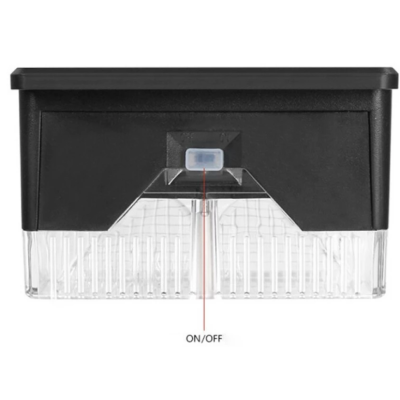 Set 4 Lampi Solare pentru Gard si Stalp cu Senzor de Miscare