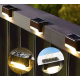 Set 4 lampi solare pentru trepte cu lumina calda