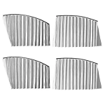 Set 4 parasolare retractabile auto geamuri laterale fata-spate GRI