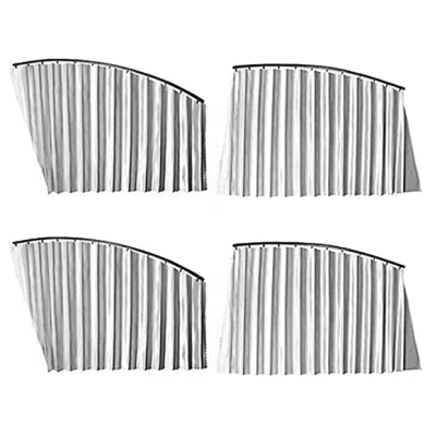 Set 4 parasolare retractabile auto geamuri laterale fata-spate GRI