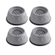 Set 4 Picioruse GRI antisoc si antiderapante pentru masina de spalat