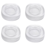 Set 4 picioruse TRANSPARENTE din silicon antivibratie pentru masina de spalat Set 4 picioruse TRANSPARENTE din silicon antivibratie pentru masina de spalat
