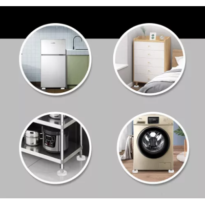 Set 4 picioruse TRANSPARENTE din silicon antivibratie pentru masina de spalat Set 4 picioruse TRANSPARENTE din silicon antivibratie pentru masina de spalat