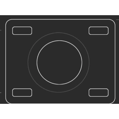 Set 4 Roti 32mm NEGRE Pivotante NEGRE ROTILE culoarea Negru