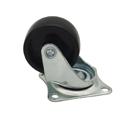 Set 4 Roti 32mm NEGRE Pivotante NEGRE ROTILE culoarea Negru