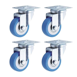 Set 4 Roti 40mm ALBASTRE Pivotante ROTILE culoarea ALBASTRU