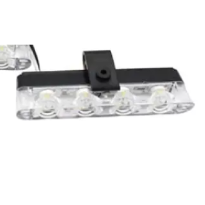 Set 4 stroboscoape cu 4 leduri lumina Albastra si Telecomanda