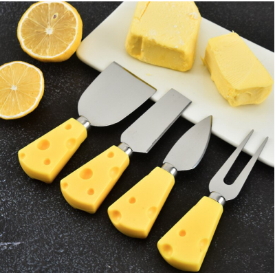 Set 4 ustensile mici pentru branzeturi inox