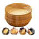 Set 50 hartii de copt ROTUNDE pentru friteuza Unica folosinta 16x4.5 cm Maro