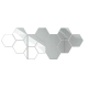 Set 50 Oglinzi Design Hexagon MICI 8 x 8 - Oglinzi Decorative Acrilice Cristal - Diamant - Fagure 50 bucati/set
