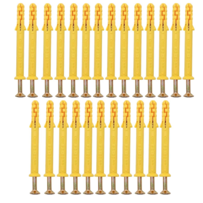 Set 50 suruburi si dibluri de perete 10 x 160mm