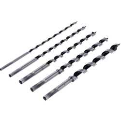 Set 5 burghii lemn hexagonale 10 13 16 19 25 mm