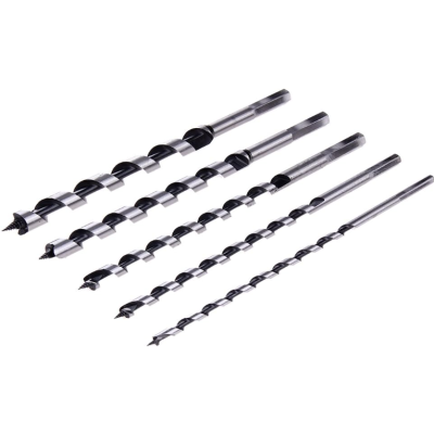 Set 5 burghii lemn hexagonale 10 13 16 19 25 mm