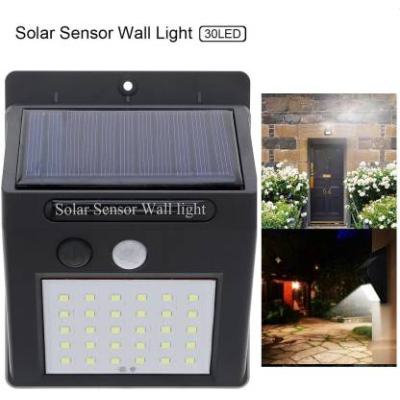 Set 5 Lampi Solare BRIGHT 30 LED cu Senzor de Miscare si Lumina 1 Mod ILUMINARE