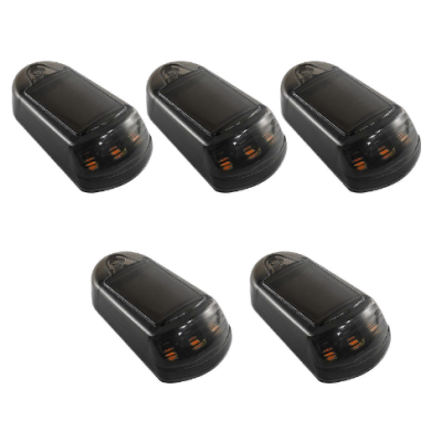 Set 5 lumini solare pentru acoperisul masinii cu inductie de lumina