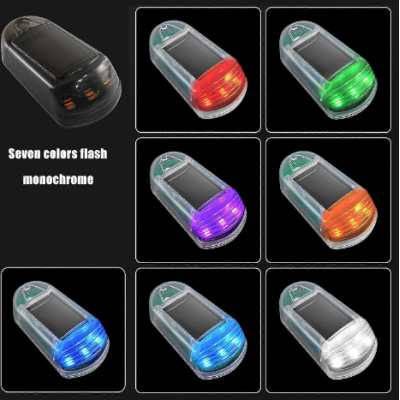 Set 5 lumini solare pentru acoperisul masinii cu inductie de lumina