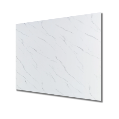 Set 5 Placi autoadezive CLS-011 pentru perete tip marmura 30 x 60 cm ALB CU DUNGI